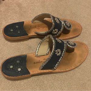 Jack Rogers, Navy and Silver